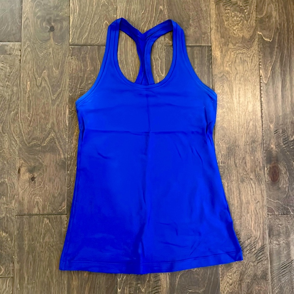 Lululemon blue racer back tank